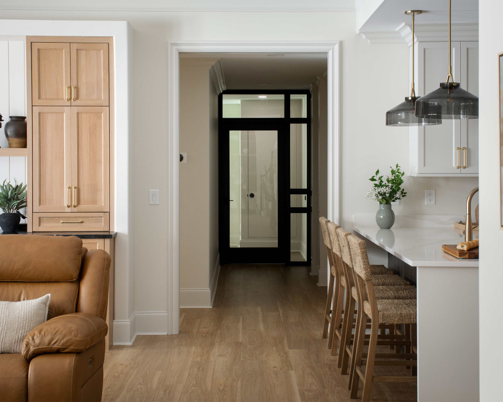 Home design - transitional home design idea in Raleigh