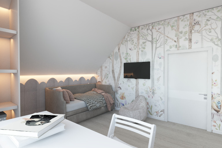 Частный дом для молодого человека.