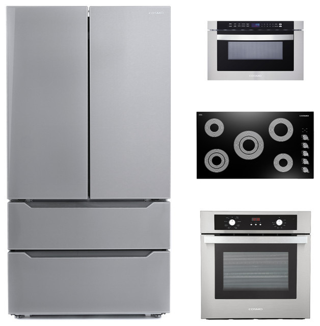 4PC Package 36" Cooktop 24" Wall Oven 24" Microwave Drawer