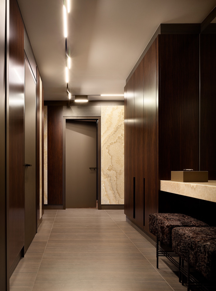 Люкс интерьер прихожей в Квартире 120 кв. м. в Современном стиле