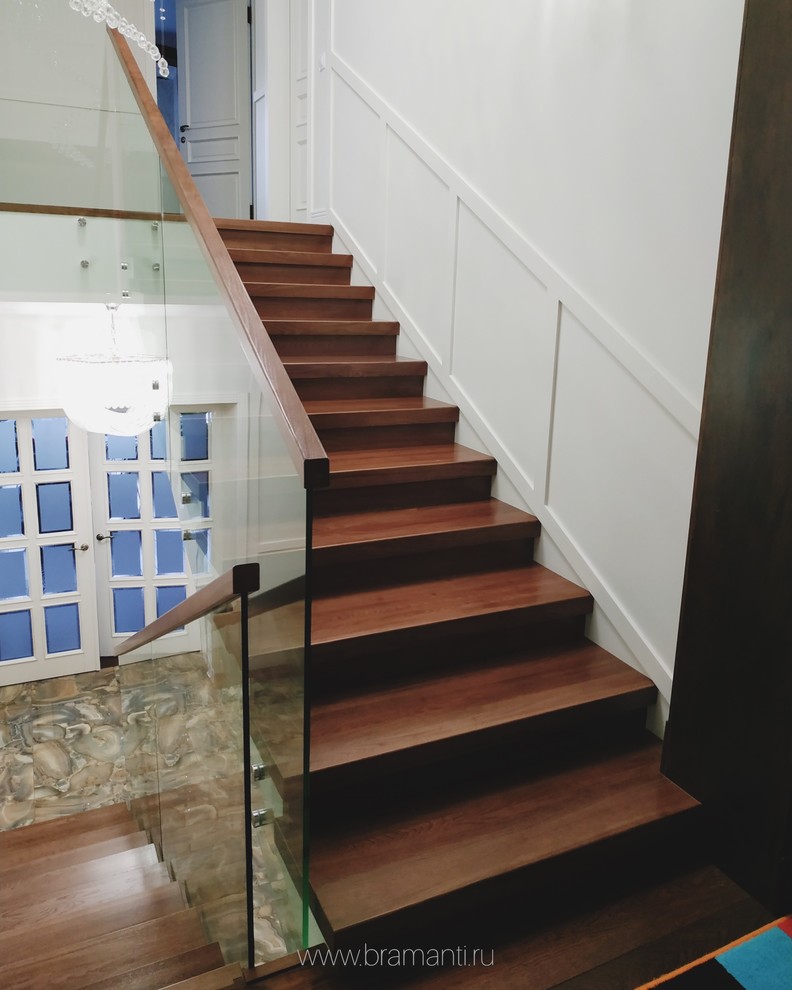 Обшивка бетонной лестницы