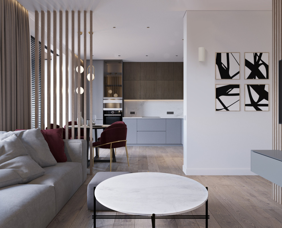 Дизайн трёхкомнатной квартиры  97 м2