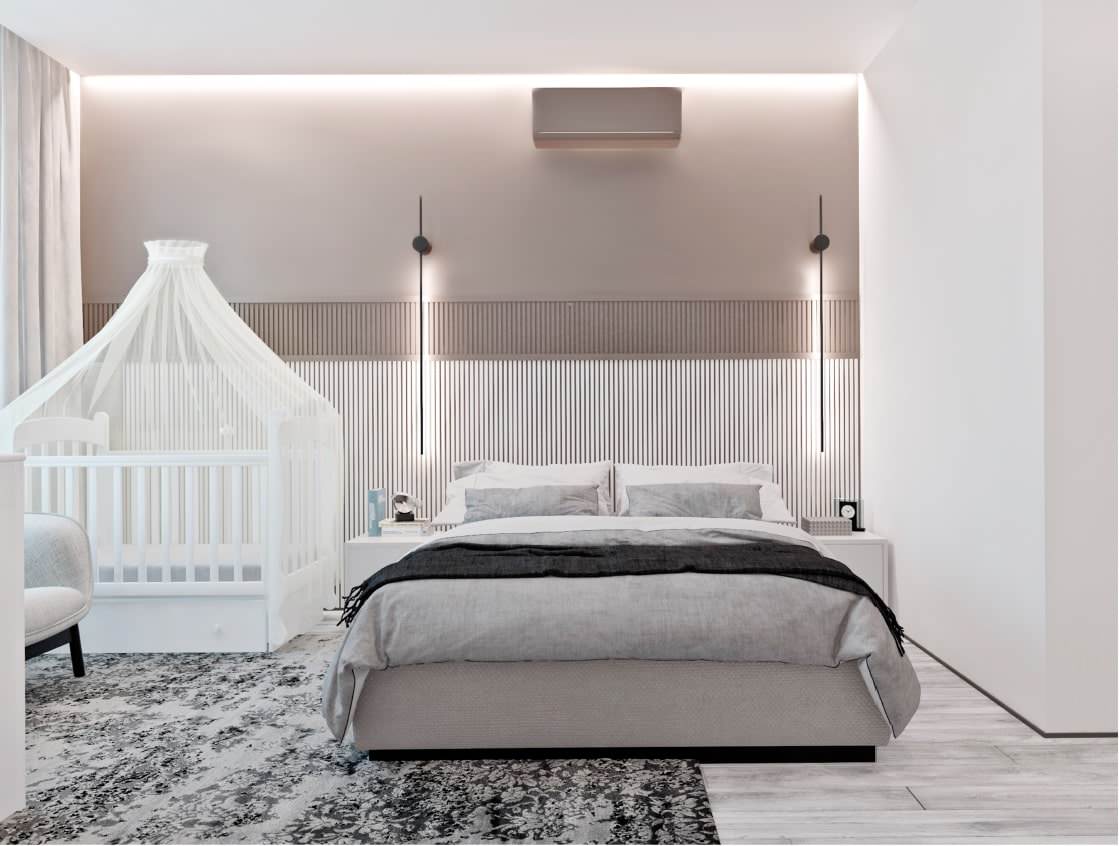 Дизайн 2 комнатной квартиры в стиле современного минимализма