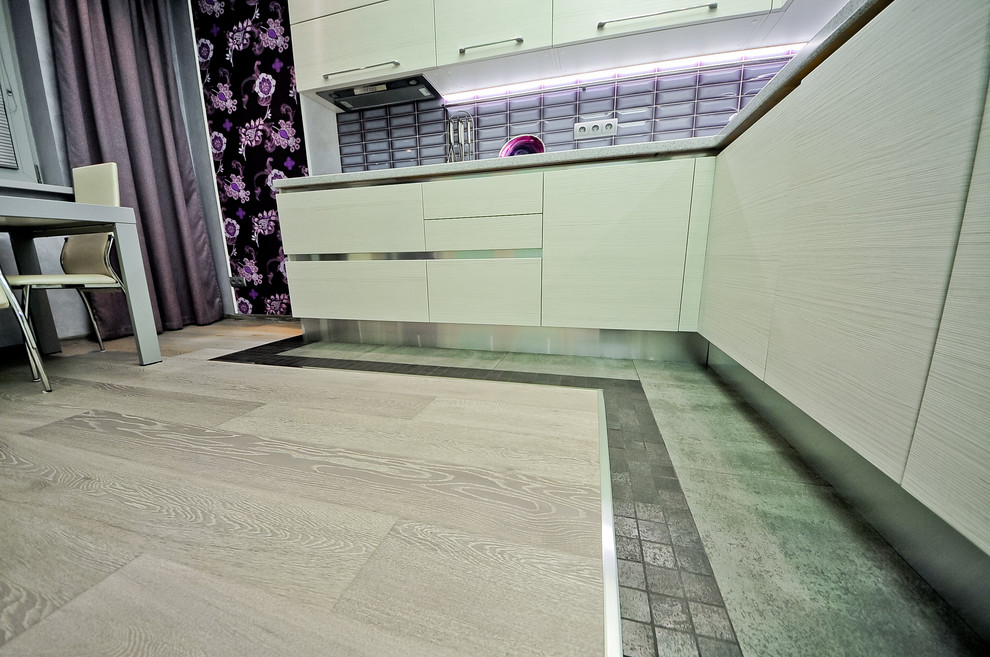 Скай Форт. Необычный интерьер квартиры площадью около 100 м2