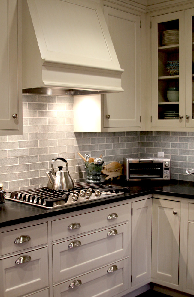 Kitchen - large transitional kitchen idea in Boston