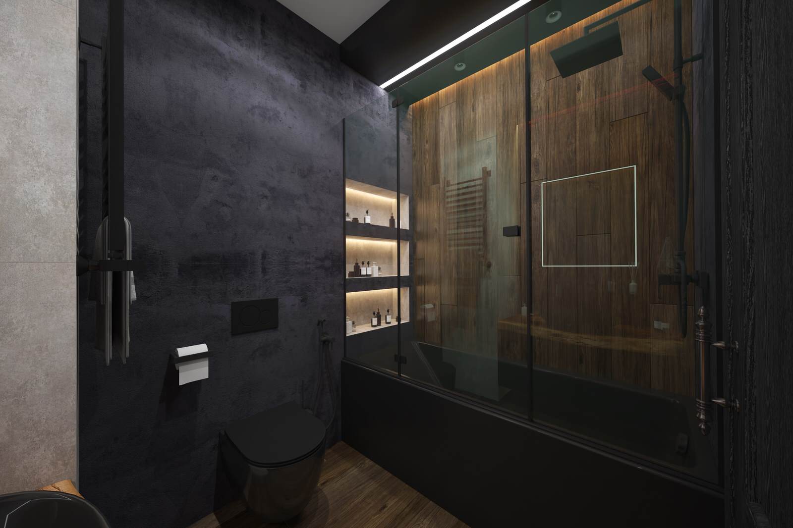 Квартира в стиле – барный лофт