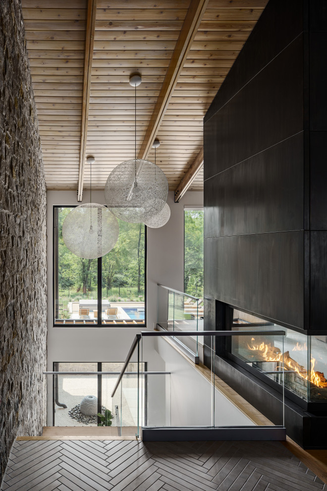 Trendy entryway photo in Kansas City