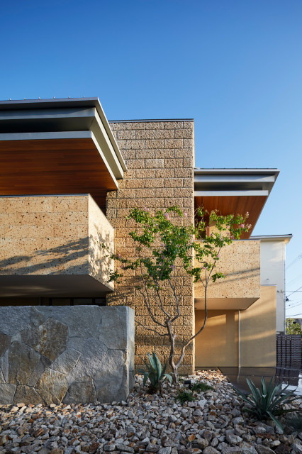 Scenery modern-haeuser