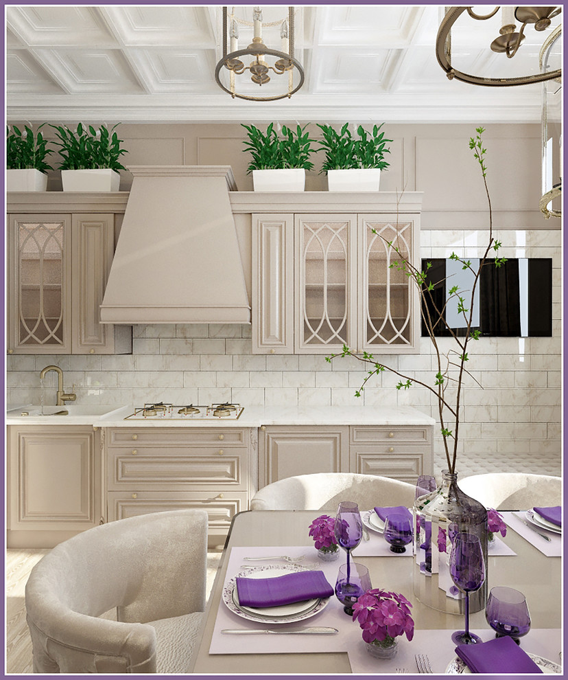 Интерьер кухни-столовой