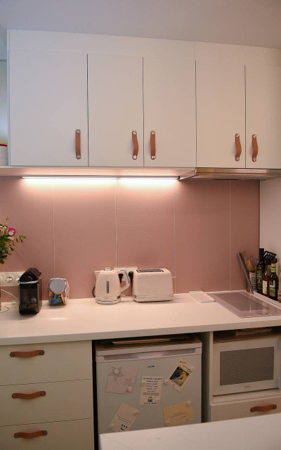 Optimisation et modernisation d&rsquo;un studio de 16 m&sup2; &agrave; Paris 17&egrave;me modern-kitchen