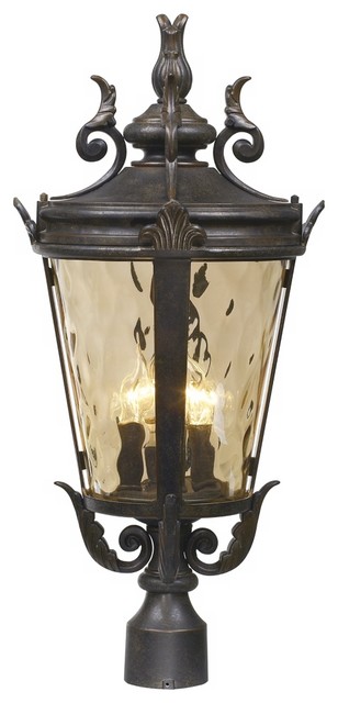 Casa Marseille Collection 25" High 4-Light Outdoor Post Lamp