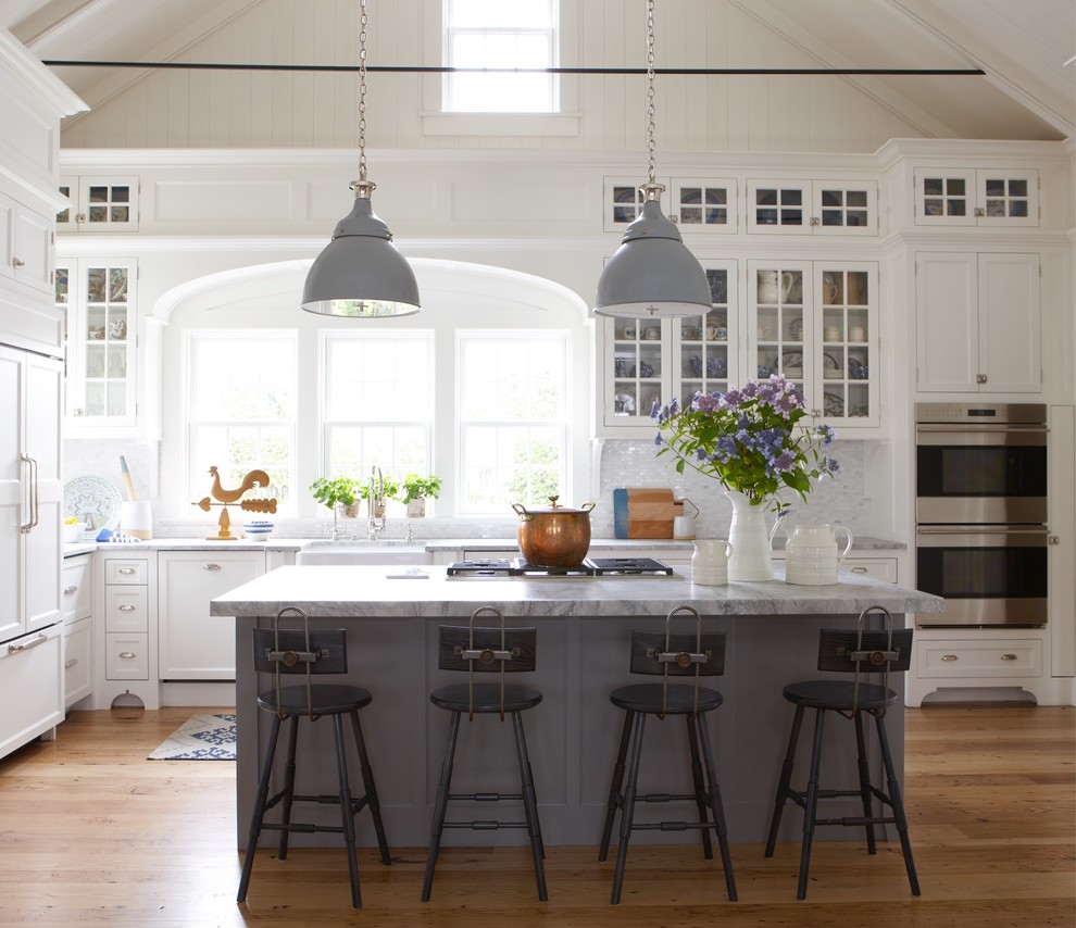 Inspiration for a rural kitchen in Boston.