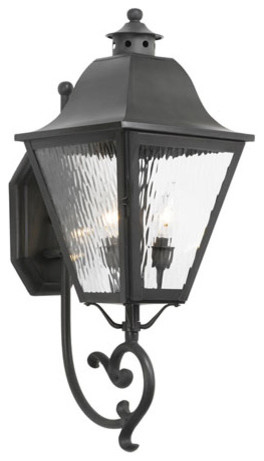 High Falls Charcoal Three Light Outdoor Sconce