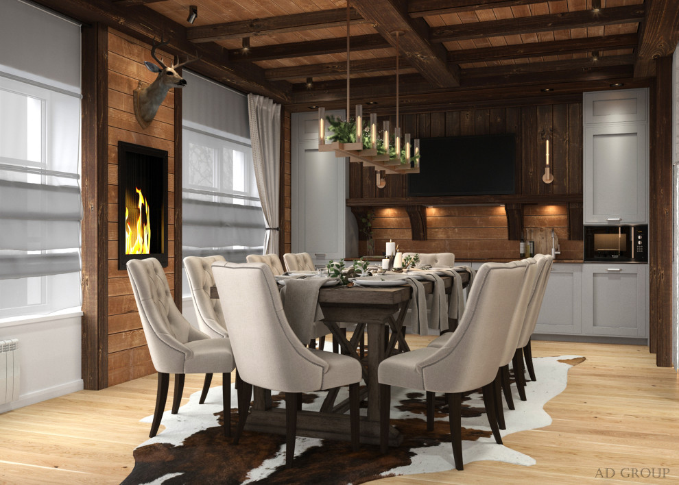 Банный комплекс в стиле Шале