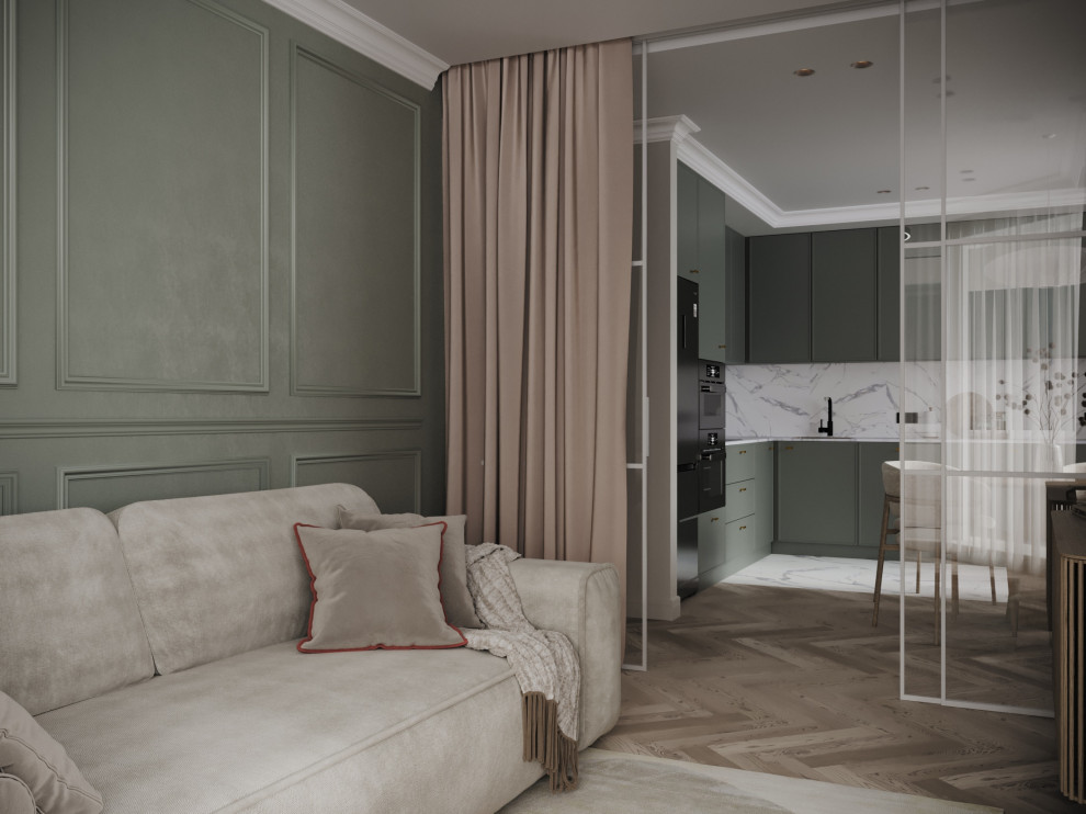 Уютная квартира в спокойных светлых оттенках