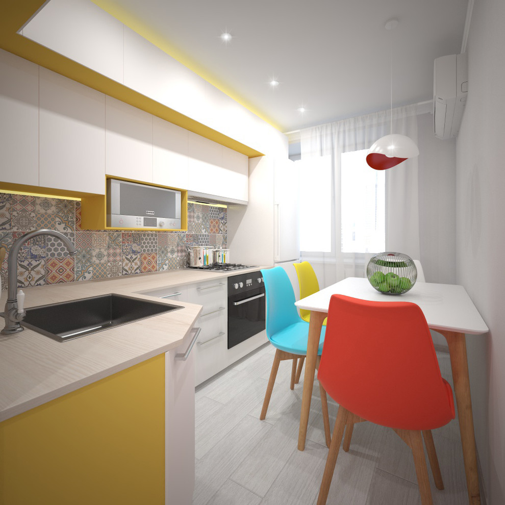 Яркая кухня