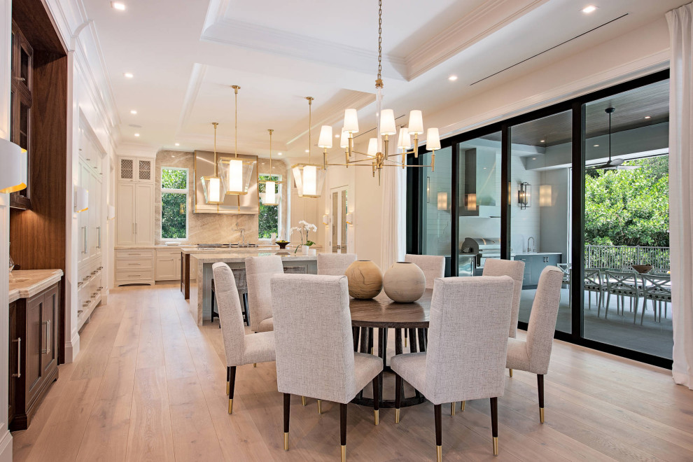Naples, FL Custom Home - Beach Style - Dining Room - Miami - by Domanus ...