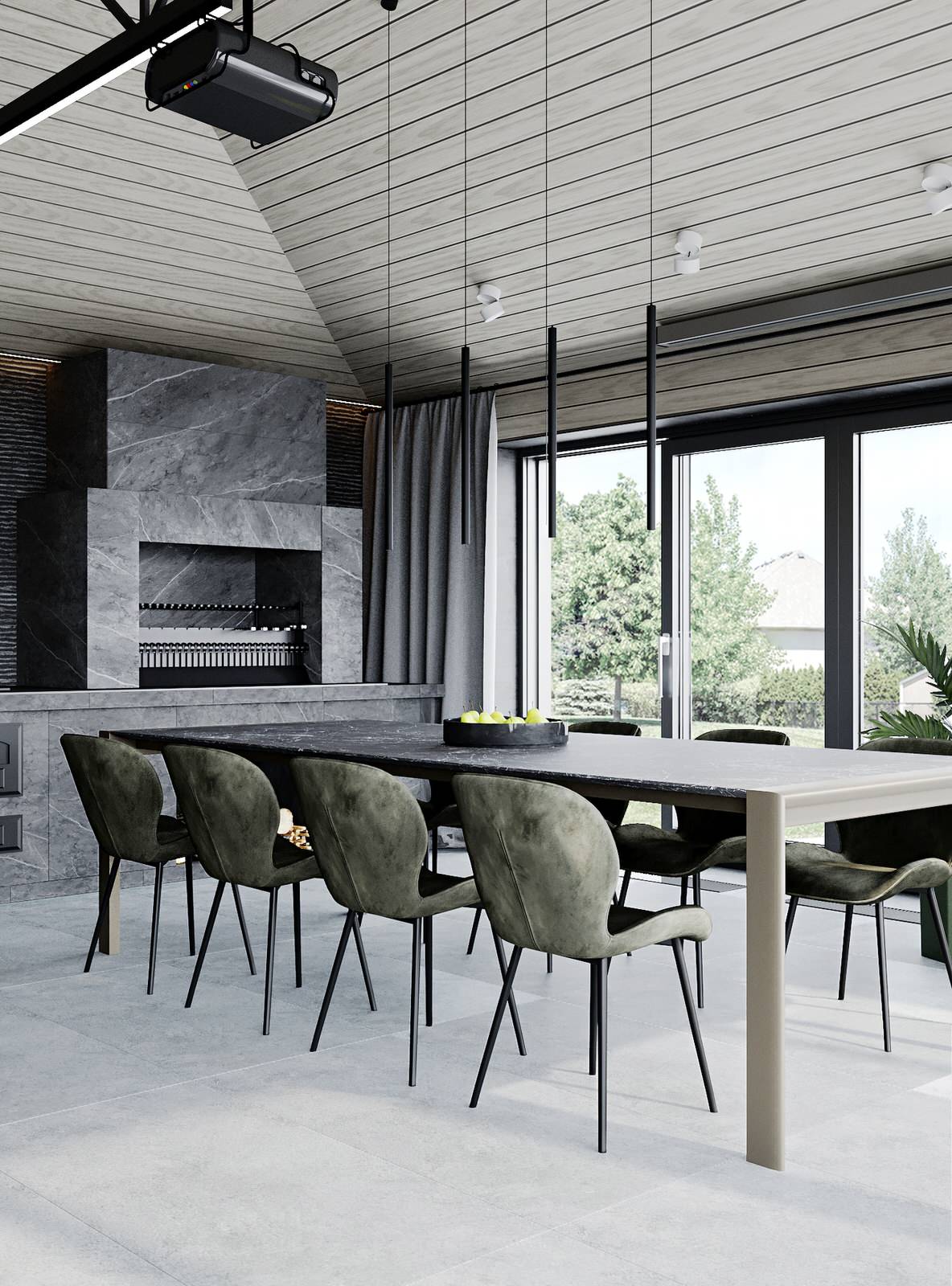 Интерьер летней веранды