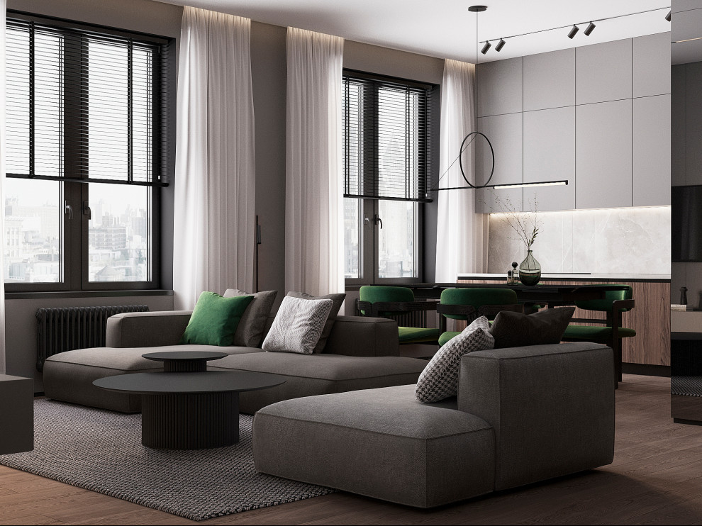 Дизайн-проект квартиры в ЖК «Фонвизинский» 83 кв.м