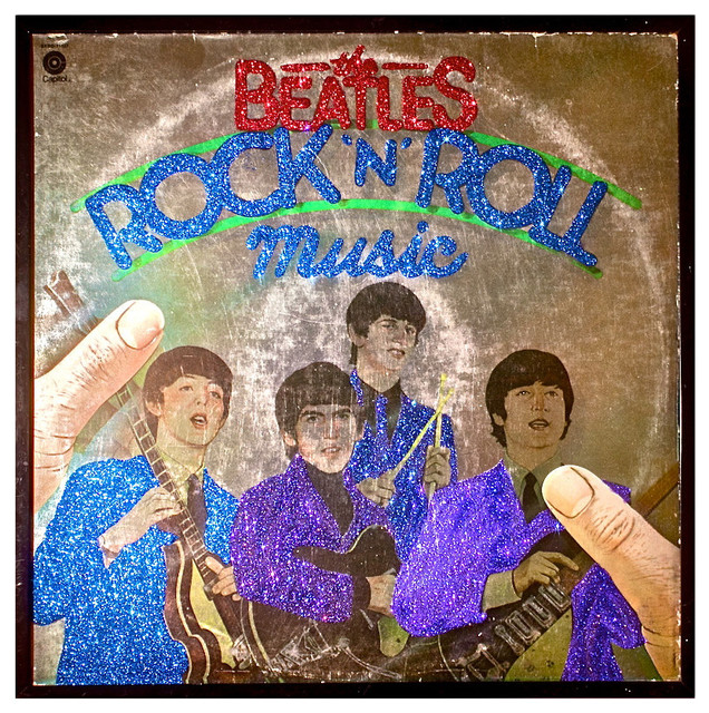 Glittered Beatles Rock n Roll Music Album