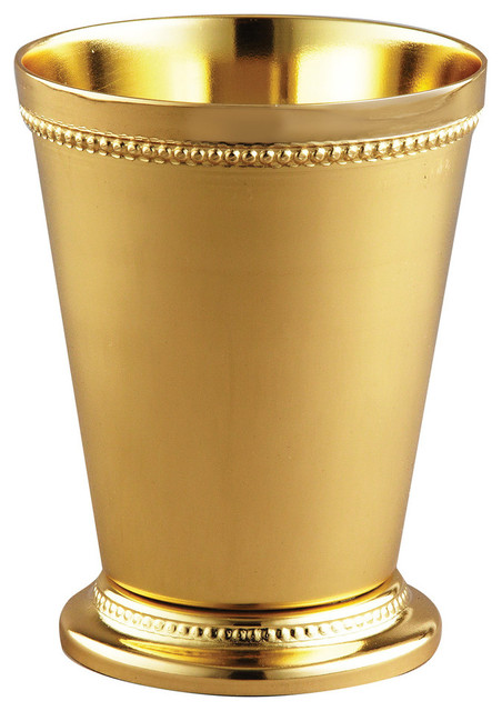 Elegance Gold Julep Cup Vase Traditional Vases By Best Desu
