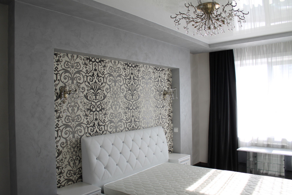 спальня в сером