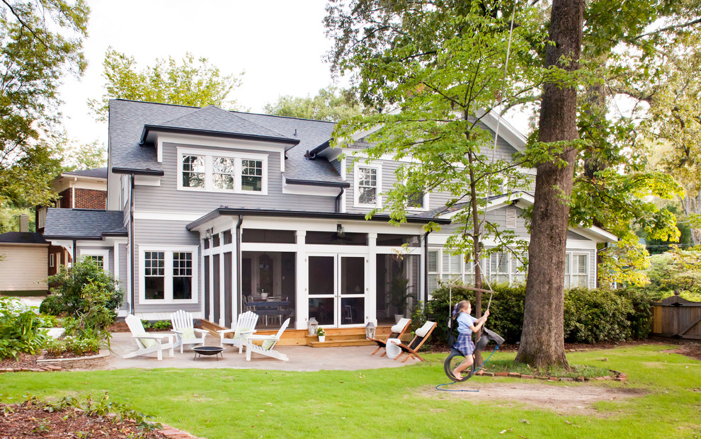Traditional exterior home idea in Atlanta