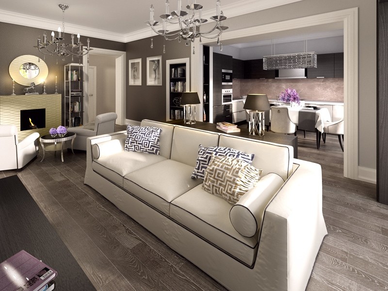 Дизайн и ремонт под ключ квартиры в ЖК «Смольный парк» (Санкт-Петербург)