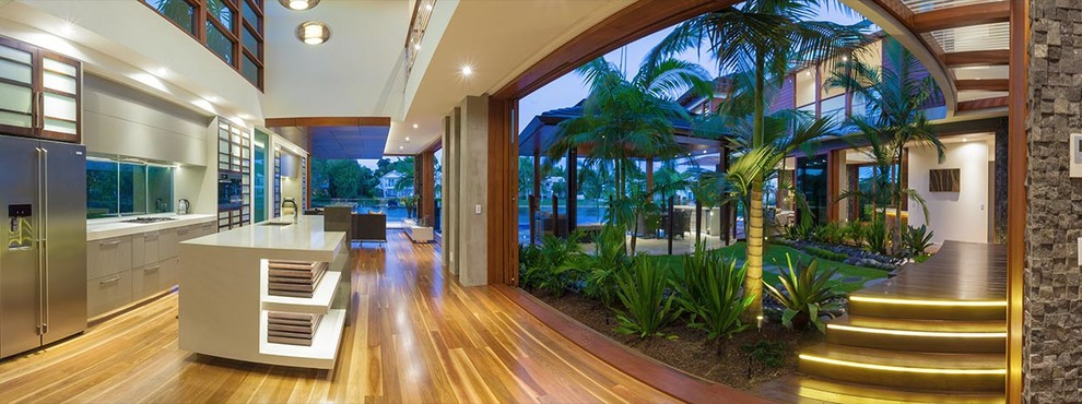 Tropical House - Tropical - Kitchen - Sunshine Coast - by Chris Clout ...