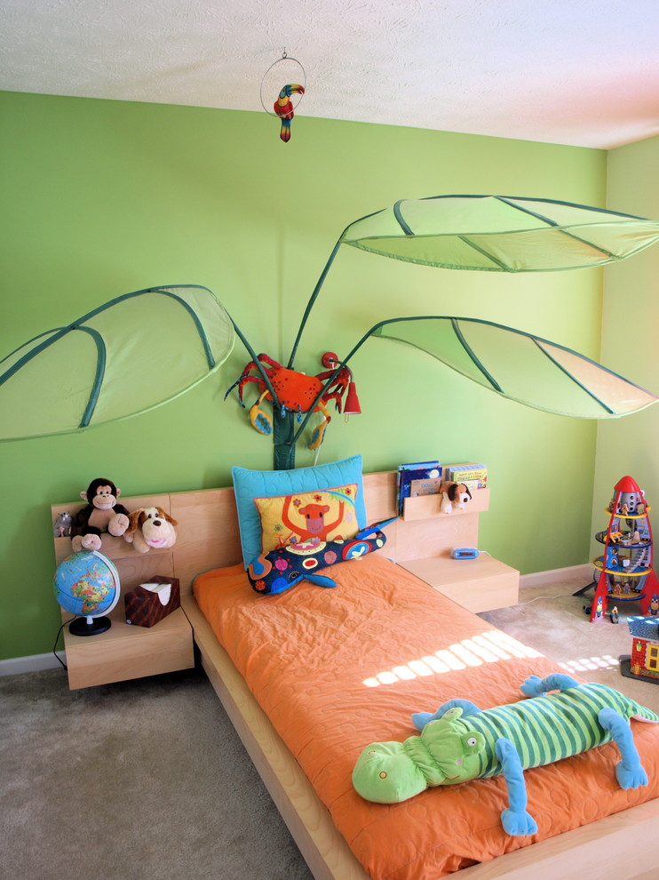 Photo of a contemporary kids' room in Cleveland.
