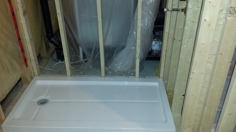 Shower drain placement sale