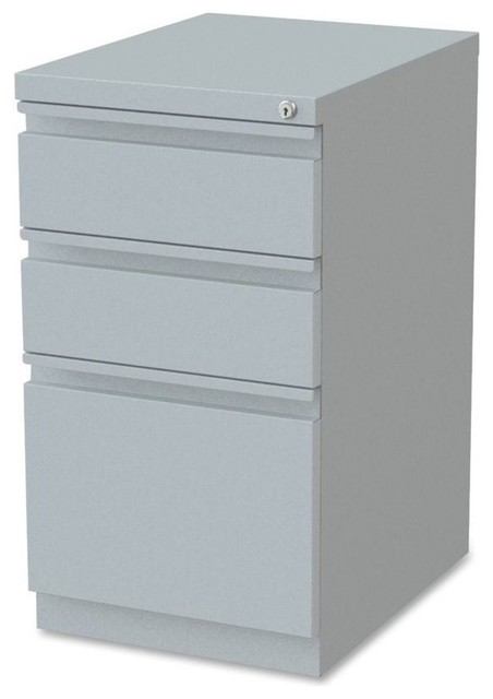 Lorell 20 Mobile BBF Pedestal File, 15"x19.9"x27.8" - Contemporary ...