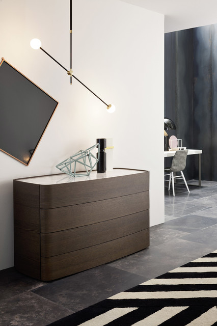 Runde Design Kommode aus dunkler Eiche - Modern - Flur - Berlin - von User