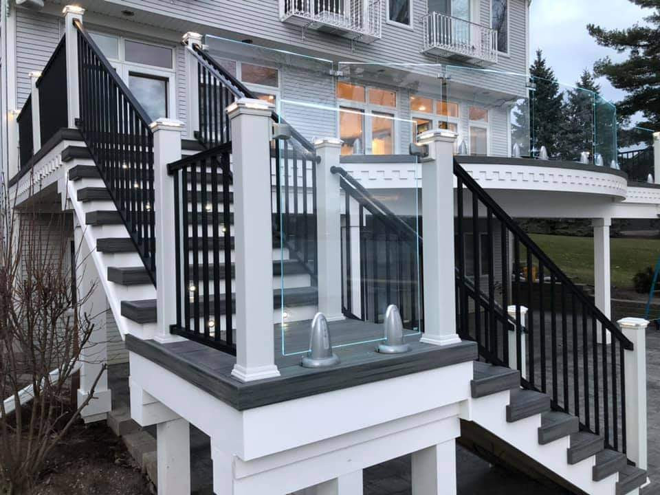 Ступени, ограждения