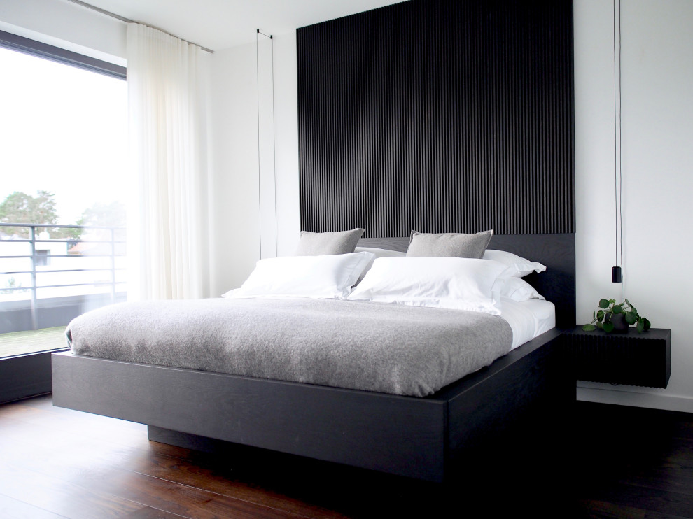 This is an example of a modern bedroom in Berlin.
