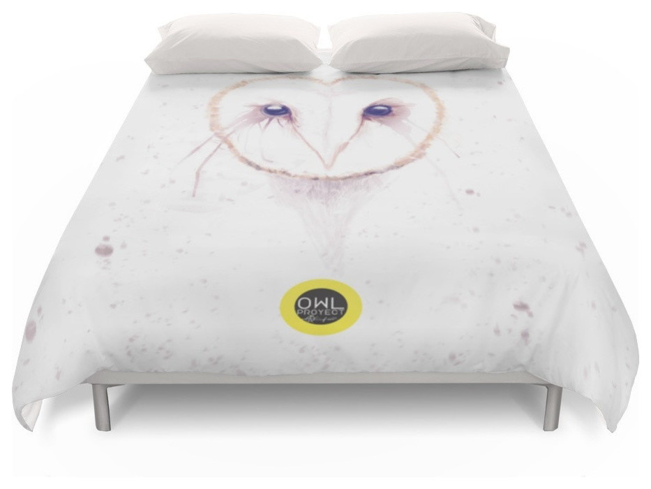Owl Iv Duvet Cover Rustic Duvet Covers And Duvet Sets By