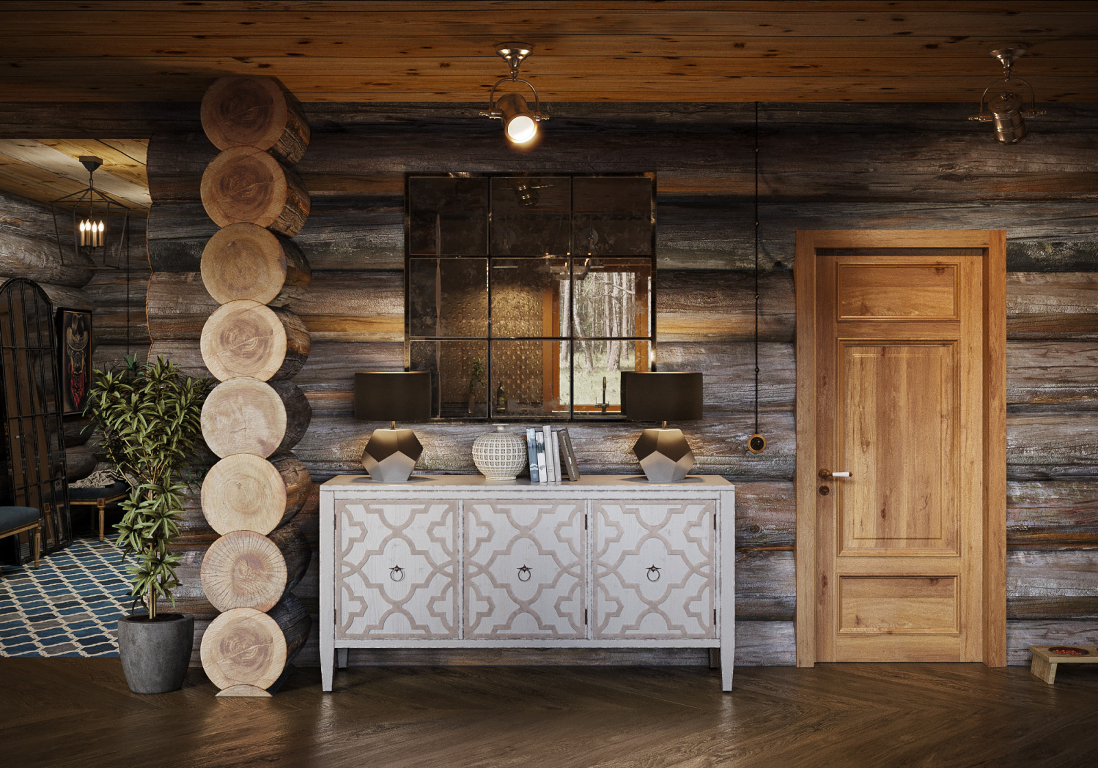 Дом из кело. Тамбур