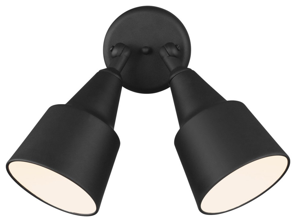 Sea Gull 2-LT Adjustable Swivel Flood Light 8560702-12 - Black
