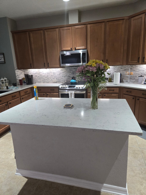 Transitional Hybrid Kitchen Remodel transitional