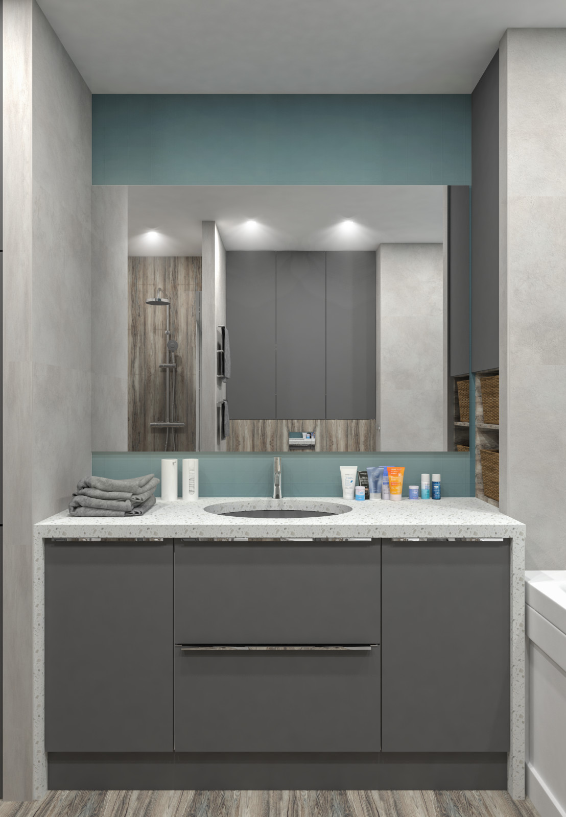 Ванная  для друзей.