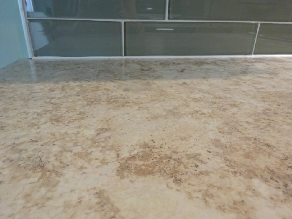 Example of a transitional home design design in Chicago