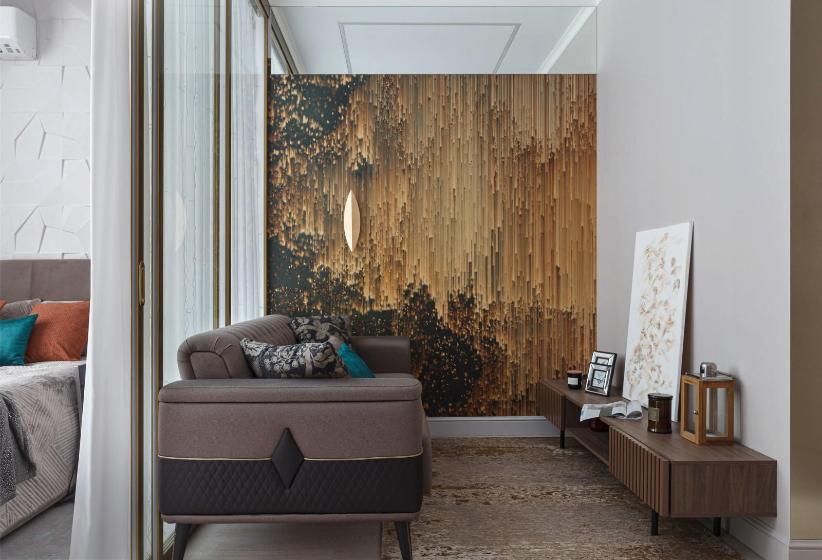 Квартира с золотом