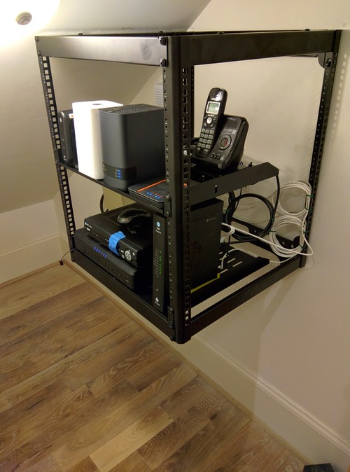  Home  Network  Closet Clean Up 