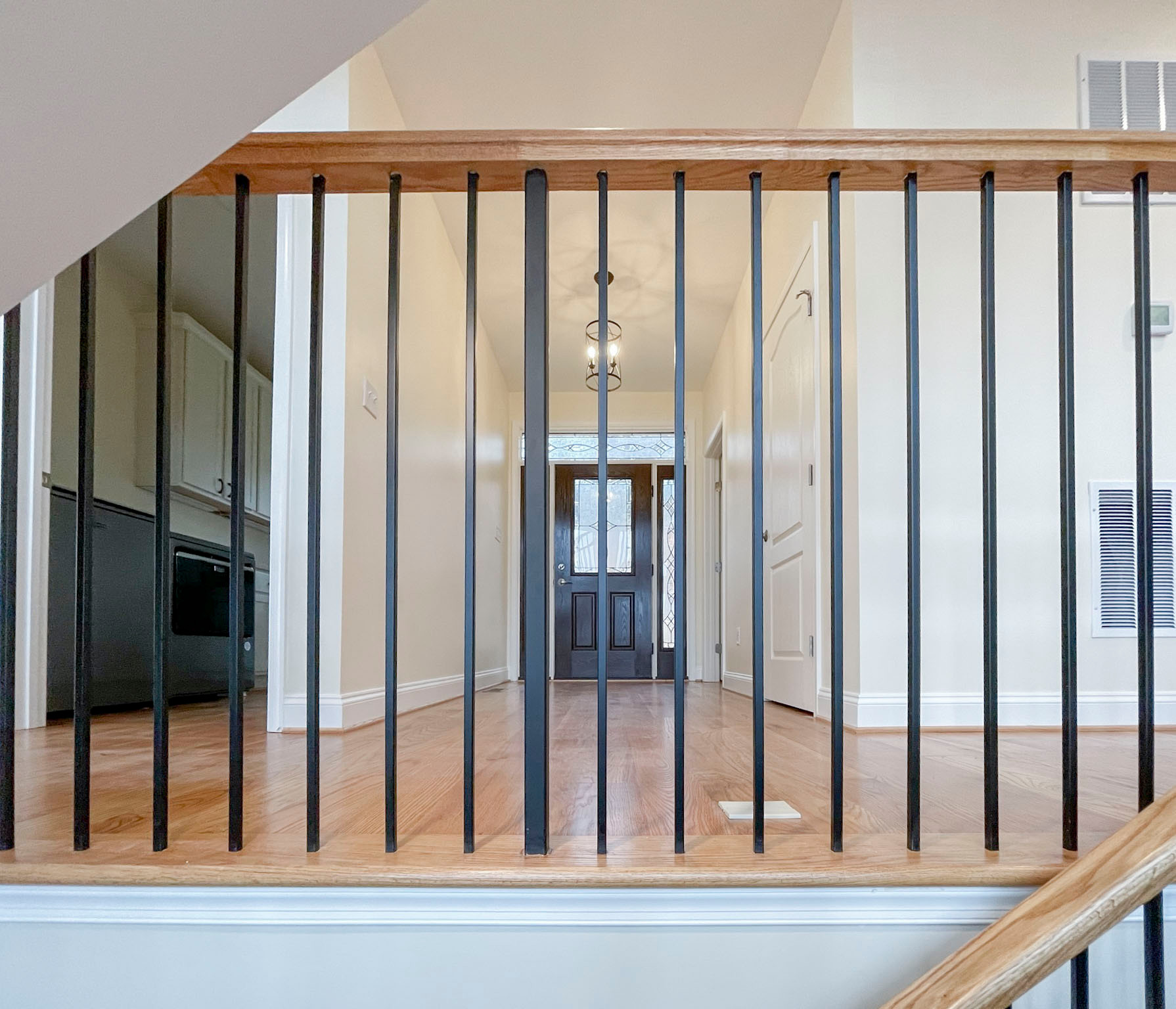 97_Airy Straight-Floating Staircase in Transitional-Mountain Home, Luray, VA 228