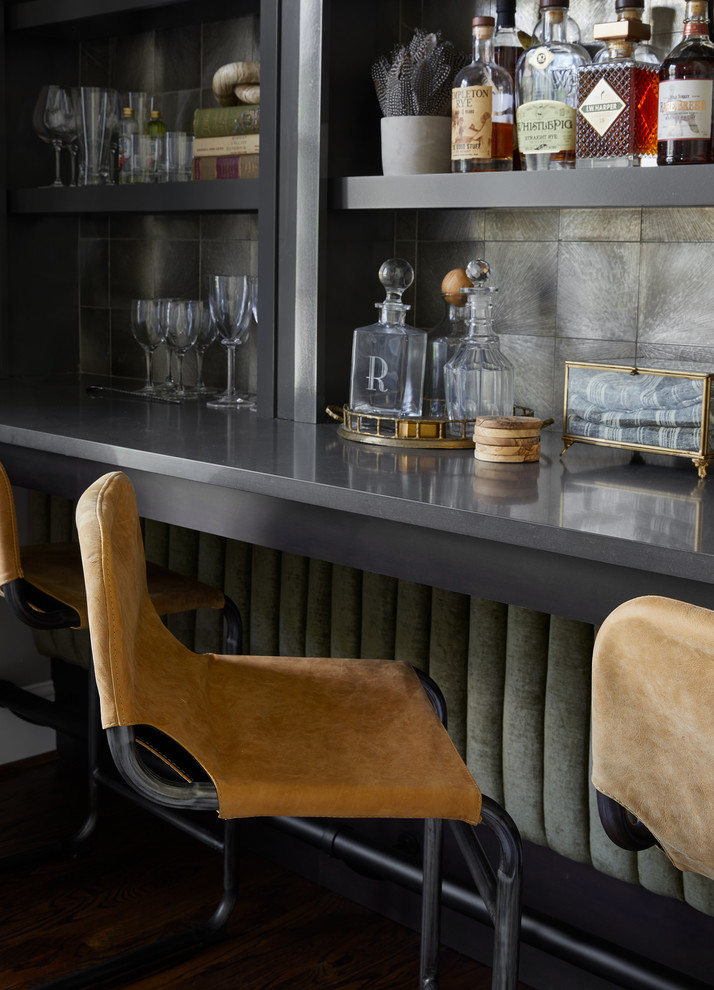 Belmont-Hillsboro Bourbon Bar - Contemporary - Home Bar - Nashville ...