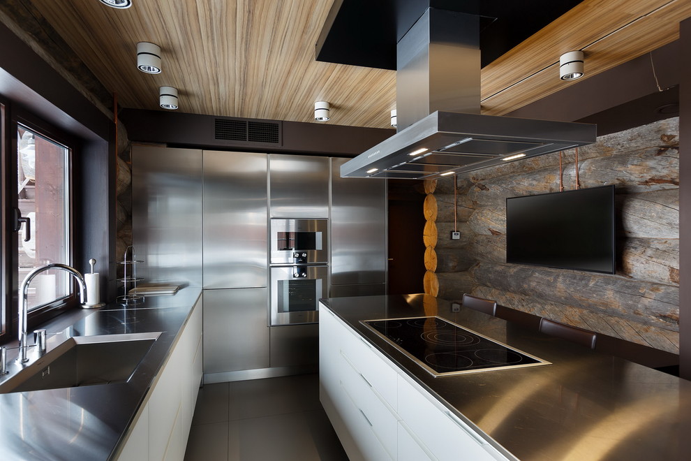 Бревенчатый загородный дом в Зеленогорске