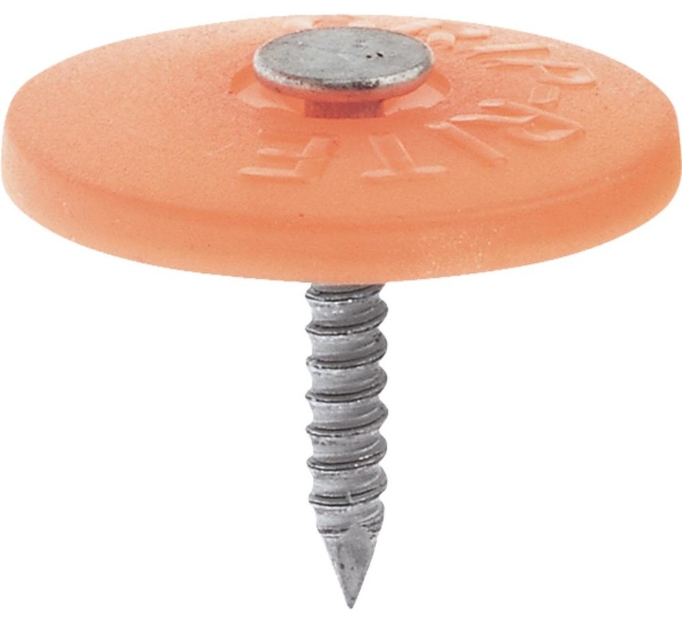 PrimeSource 100Count 3" Plastic Cap Nail 739351 Traditional Nails Screws And Fasteners by