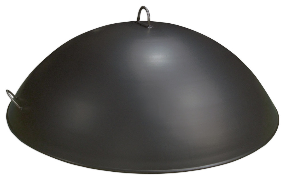 Dome Fire Pit Snuffer Cover, 42" Diameter Traditional Fire Pit