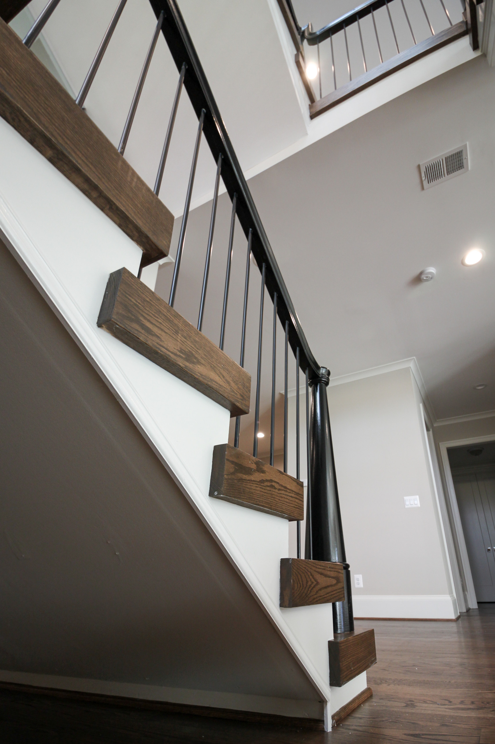 89_Eclectic and Edgy Staircase in French Contemporary Residence, McLean VA 2210