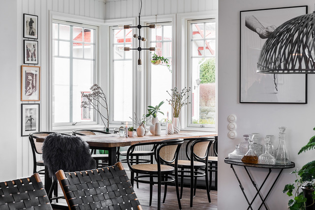 Interior nordico-comedor